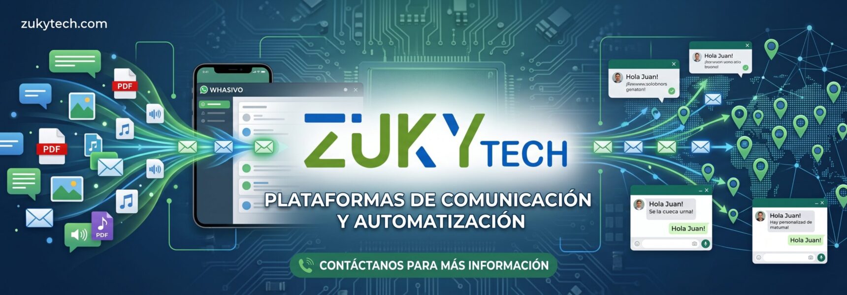 Multiplica el alcance de tu negocio con envíos masivos inteligentes por WhatsApp. Multiplica el alcance de tu negocio con envíos masivos inteligentes por WhatsApp.