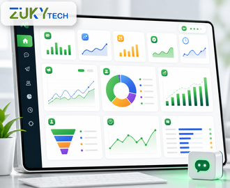 LeadWave CRM WhatsApp para gestión de leads, informes de ventas y automatización comercial