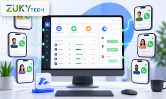 LeadWave permite gestionar varias cuentas de WhatsApp desde un CRM con automatización y mensajes empresariales