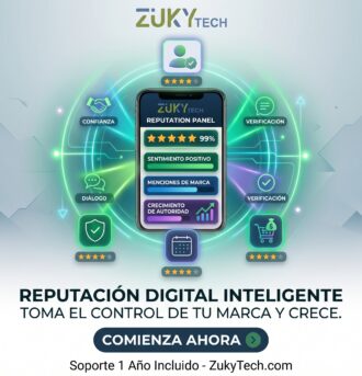 La confianza es la moneda de cambio en las decisiones comerciales B2B. Hoy en día, la reputación online no se deja al azar: se gestiona mediante auditorías continuas, optimización de canales y políticas activas de prueba social (Social Proof). En Zuky Tech estructuramos estrategias de posicionamiento corporativo y gestión de reputación para directores y empresas que buscan proyectar liderazgo y seguridad en su sector. 📩 Agenda una sesión de diagnóstico con nuestros especialistas. #ZukyTech #ReputacionOnline #EstrategiaB2B #CorporateBranding #PresenciaDigital