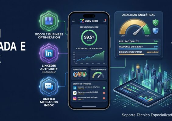 Zuky Tech estructuramos estrategias de posicionamiento corporativo y gestión de reputación para directores y empresas que buscan proyectar liderazgo y seguridad en su sector. 📩 Agenda una sesión de diagnóstico con nuestros especialistas. #ZukyTech #ReputacionOnline #EstrategiaB2B #CorporateBranding #PresenciaDigital