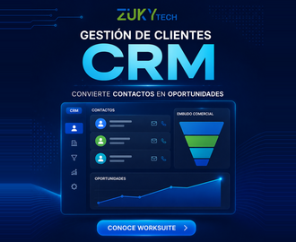ventas, CRM, gestión comercial, seguimiento de clientes y oportunidades.