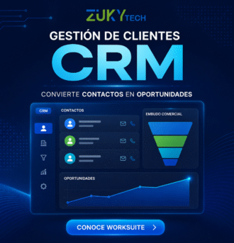 uky Tech Worksuite. La serie se puede organizar así: Gestión de clientes CRM “Convierte contactos en oportunidades de negocio.” Gestión de proyectos “Controla cada proyecto de principio a fin.” Asignación de tareas “Tu equipo sabe qué hacer y cuándo entregarlo.”