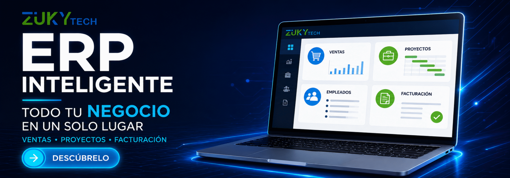 ERP para empresas, CRM empresarial, software de gestión empresarial, gestión de clientes, recursos humanos, facturación, gestión de proyectos, Zuky Tech Worksuite, software empresarial Colombia. ERP para empresas, CRM empresarial, software de gestión empresarial, gestión de clientes, recursos humanos, facturación, gestión de proyectos, Zuky Tech Worksuite, software empresarial Colombia.