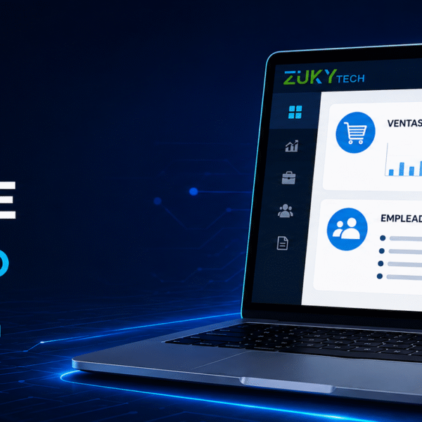 ERP para empresas, CRM empresarial, software de gestión empresarial, gestión de clientes, recursos humanos, facturación, gestión de proyectos, Zuky Tech Worksuite, software empresarial Colombia.